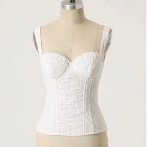 Anthropologie Eyelet Corset
